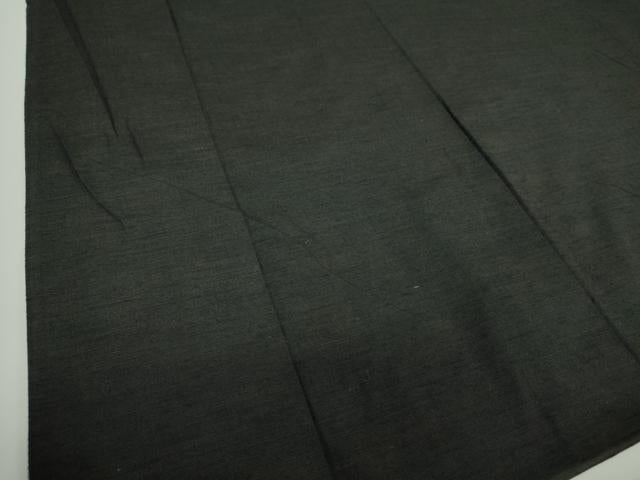 平和屋着物●男性 紬 アンサンブル 長羽織 焦げ茶色 正絹 逸品 DABA1499ps