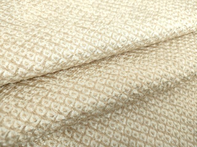 平和屋着物●大変加工の良い総絞り小紋 正絹 逸品 未使用 DABA1528ps