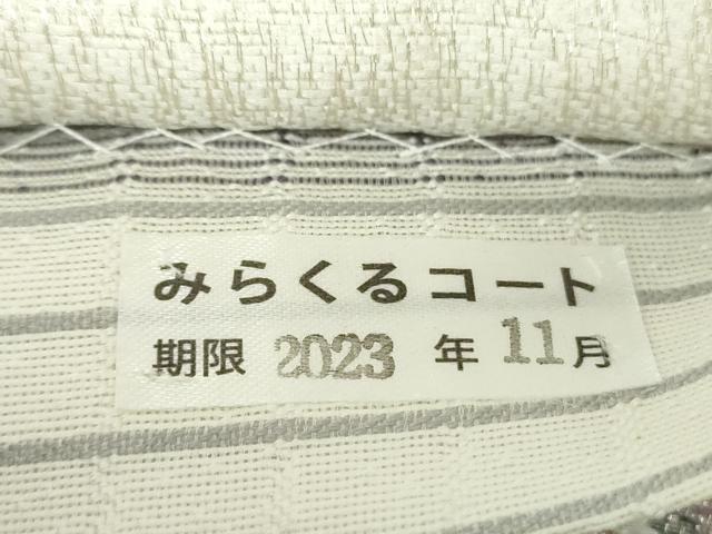 平和屋着物●両面 六通柄袋帯 唐織 網目花文 金銀糸 正絹 逸品 未使用 DABA1652ps