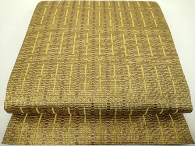 平和屋着物●八寸名古屋帯　間道　正絹　逸品　DABA1730ps 平和屋着物○八寸名古屋帯 間道 正絹 逸品 DABA1730ps