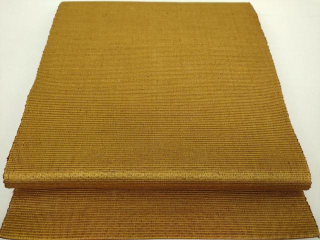 平和屋着物○本場黄八丈 紬 八寸名古屋帯 正絹 逸品 DABA1817ps