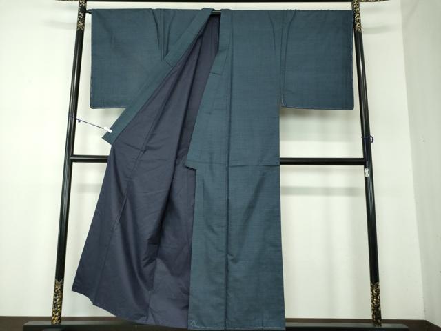 平和屋着物●男性 本場大島紬 アンサンブル 長羽織 100亀甲 総詰め 正絹 逸品 未使用 DABA1878ps