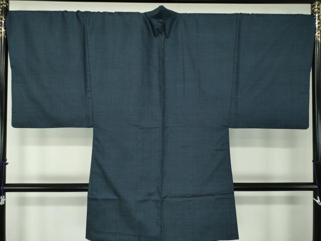 平和屋着物●男性 本場大島紬 アンサンブル 長羽織 100亀甲 総詰め 正絹 逸品 未使用 DABA1878ps