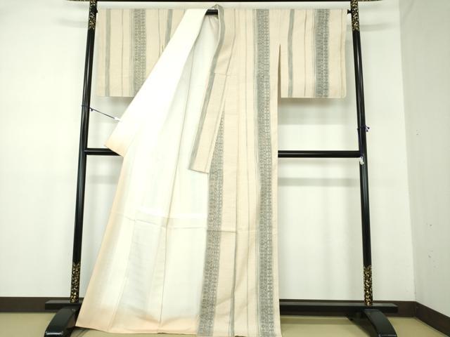 平和屋着物●上質な紬 花間道 正絹 逸品 未使用 DABA1896ps