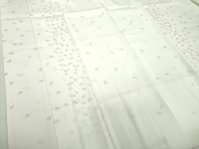 平和屋着物●上質な長襦袢 袷 舞桜地紋 暈し染め やまと誂製 正絹 逸品 DABA1917ps