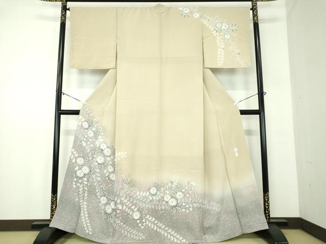 平和屋着物●訪問着 作家物 絞り 辻が花 暈し染め 三越扱い 正絹 逸品 未使用 DABA1967ps