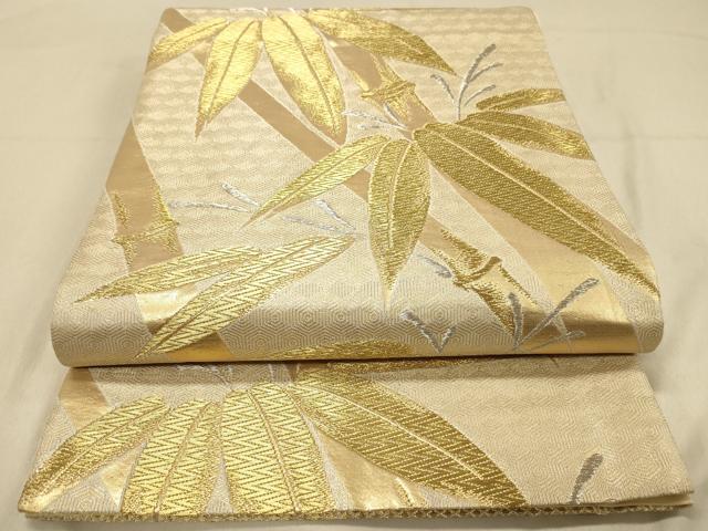 平和屋着物◎六通柄袋帯 粋翔華匠錦 金銀糸 正絹 逸品