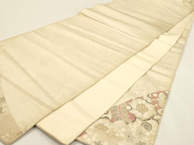 平和屋着物◎太鼓柄袋帯 辻が花 正絹 逸品 DABA2207ya