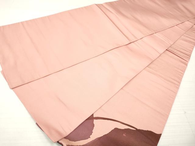 平和屋着物◎太鼓柄袋帯 幾何学文様 ろうけつ染め 正絹 逸品 DABA3213qa