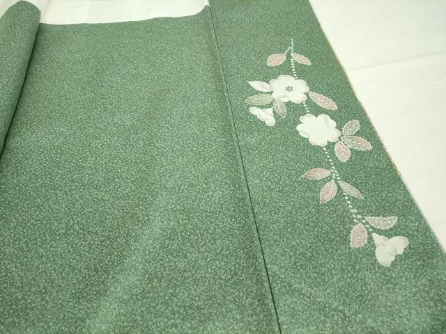 平和屋着物●訪問着 花文箱 辻が花 金彩 正絹 逸品 DABA4663az