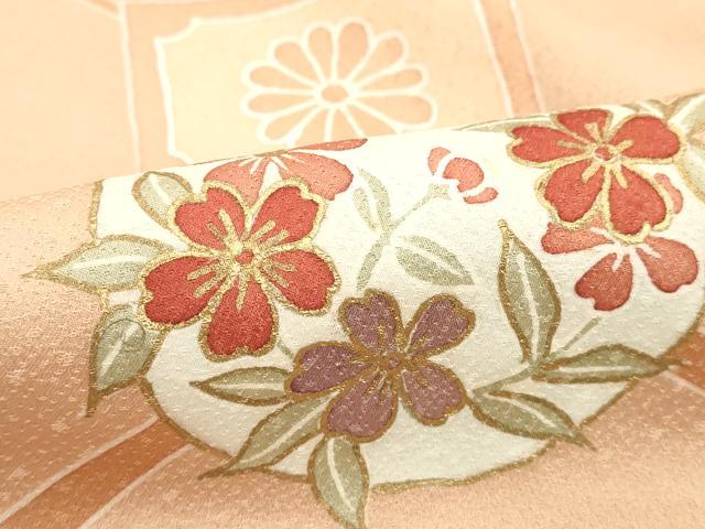 平和屋着物■訪問着 刺繍 花丸文 金彩 正絹 逸品 DABA5072cd