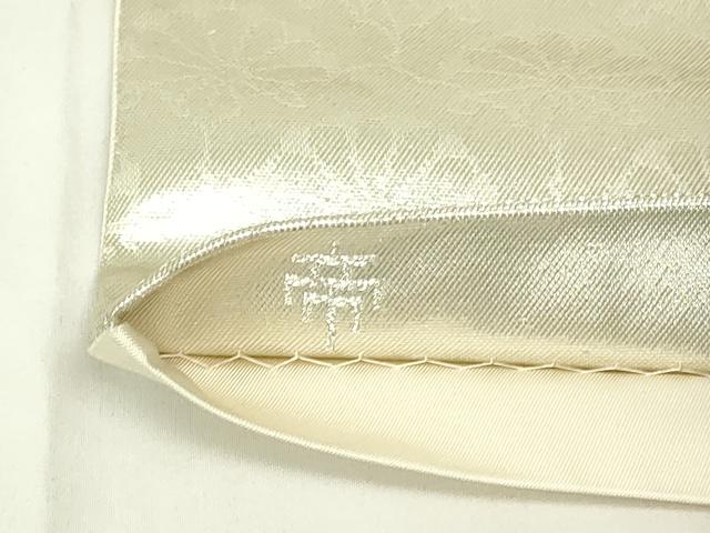 平和屋着物◎六通柄袋帯 飛鶴文 金銀糸 正絹 逸品 DABA5541qp