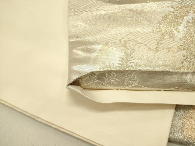 平和屋着物◎六通柄袋帯 京洛錦 二重引箔 金糸 正絹 逸品 DABA6428op