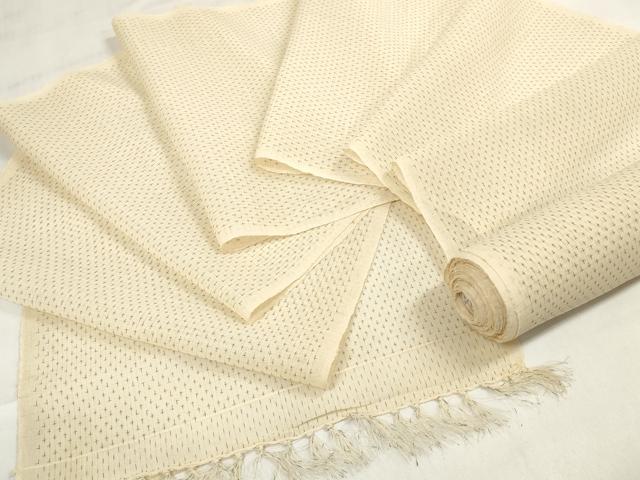 平和屋着物＊夏物 上布 反物 着尺 十字絣 麻 逸品 未使用 DABA7048zzz