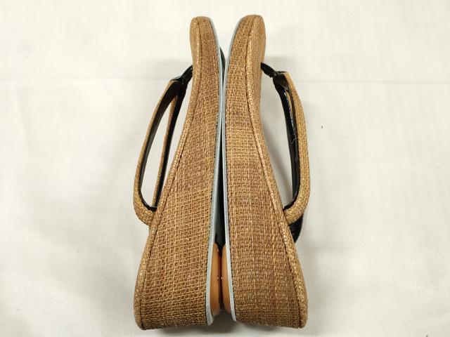 平和屋着物●和装小物 和装草履 履物 しなふ 出羽の織座 箱付き 逸品 未使用 DABA7165zzz