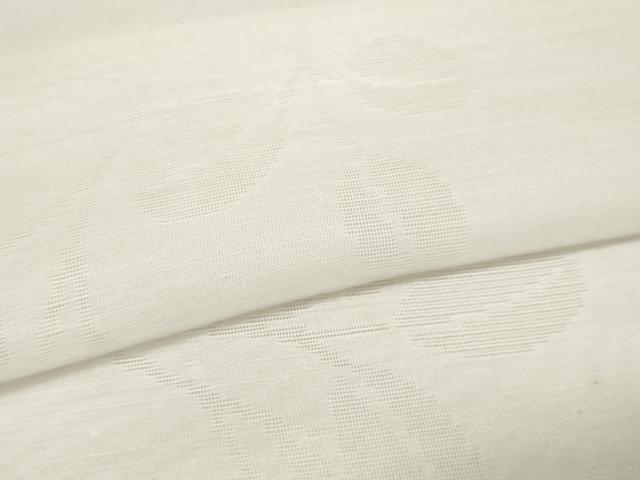 平和屋着物*夏物 長襦袢 反物 着尺 萩紋紗 生成り色 洗える着物 未使用 DABA7364zzz