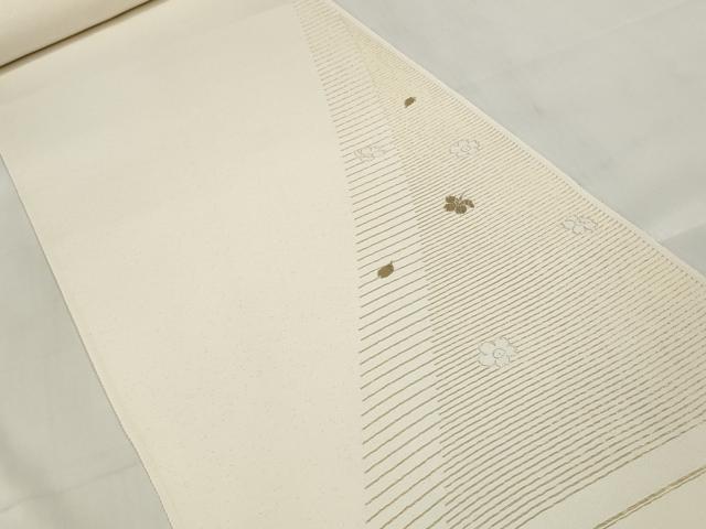平和屋着物●世界的ファッションデザイナー 山本寛斎 kansaiブランド 付下げ 反物 着尺 舞花文 金糸 逸品 未使用 DABA7435zzz