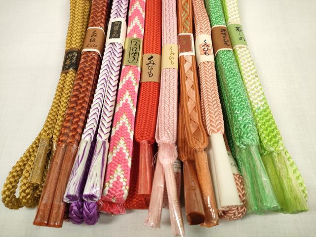 平和屋着物●和装小物 帯締め10本セット 組紐 金糸 逸品 未使用 DABA7511zzz