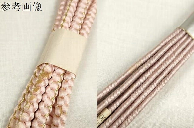 平和屋着物●和装小物 帯締め10本セット 手組紐 奈良組 金糸 逸品 未使用 DABA7512zzz