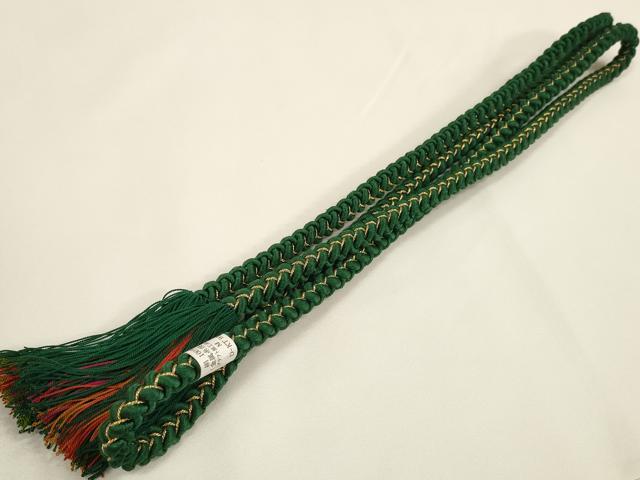平和屋着物●和装小物 帯締め・帯揚げセット 振袖用 総絞り 金糸 逸品 DABA7689zzz