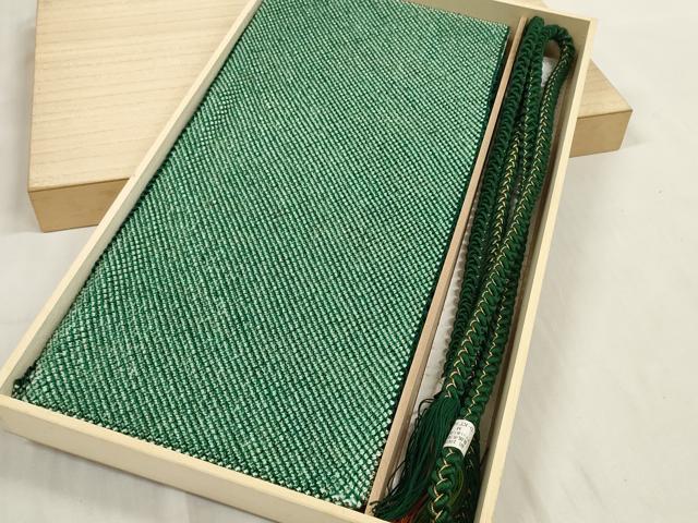 平和屋着物●和装小物 帯締め・帯揚げセット 振袖用 総絞り 金糸 逸品 DABA7689zzz