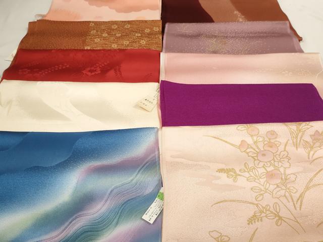 平和屋着物★和装小物 帯揚げ10枚セット 正絹 逸品 未使用 DABA7705zzz