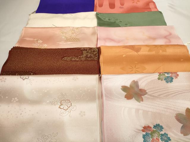 平和屋着物★和装小物 帯揚げ10枚セット 正絹 逸品 未使用 DABA7707zzz