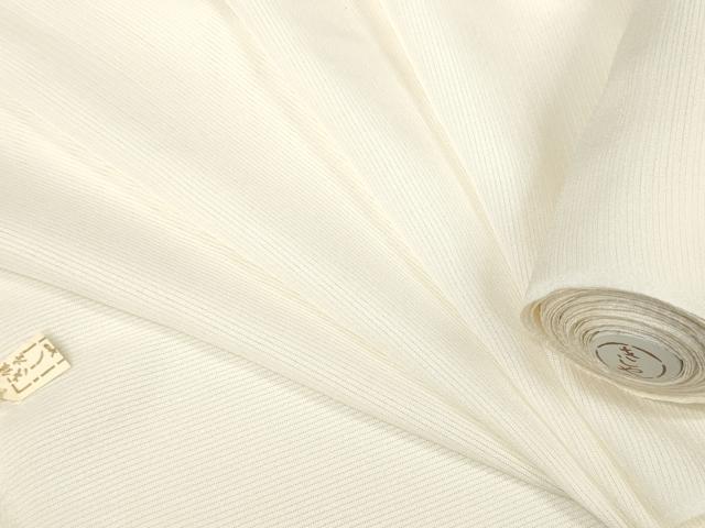 平和屋着物*夏物 銀座きしや 長襦袢 反物 着尺 絽 生成り色 逸品 未使用 DABA7821zzz