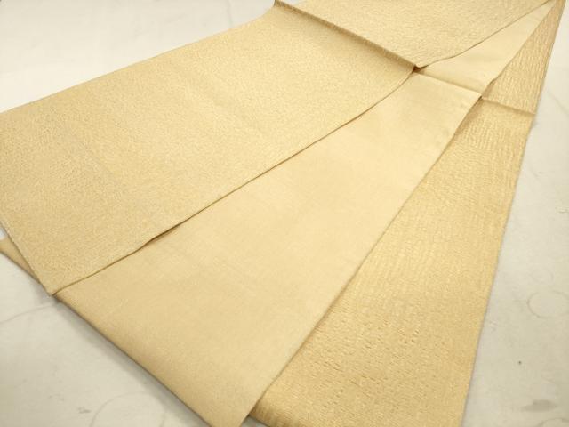 平和屋着物▽全通柄 本袋帯 スリーシーズン 春夏秋 櫛織 霞文 正絹 逸品 DABA8220xg