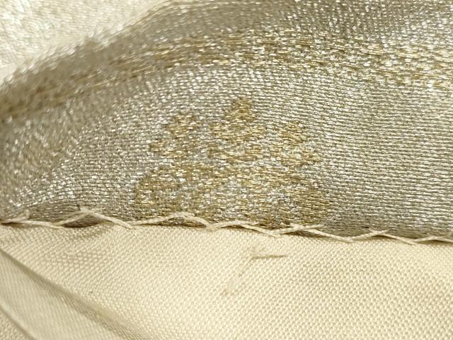 平和屋着物◎六通柄袋帯 霞桐文 金銀糸 正絹 逸品 DABA8239xg