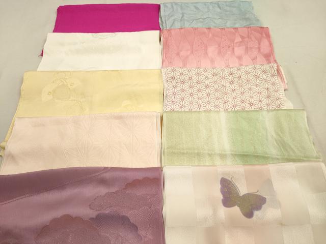 平和屋着物★和装小物 帯揚げ10枚セット 正絹 逸品 DABA8253xg
