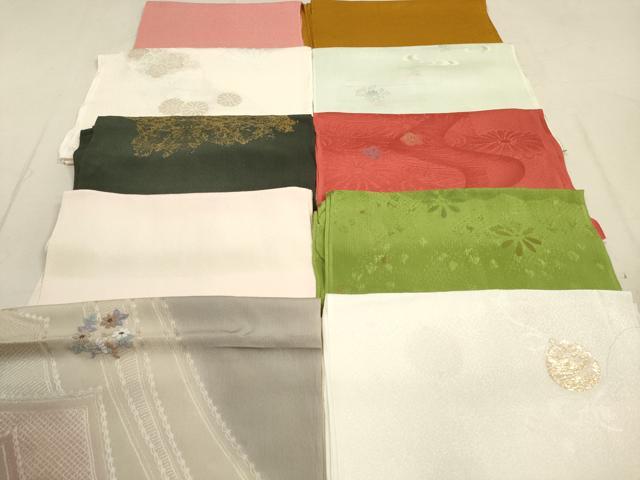 平和屋着物★和装小物 帯揚げ10枚セット 丹後ちりめん 正絹 逸品 DABA8267xg
