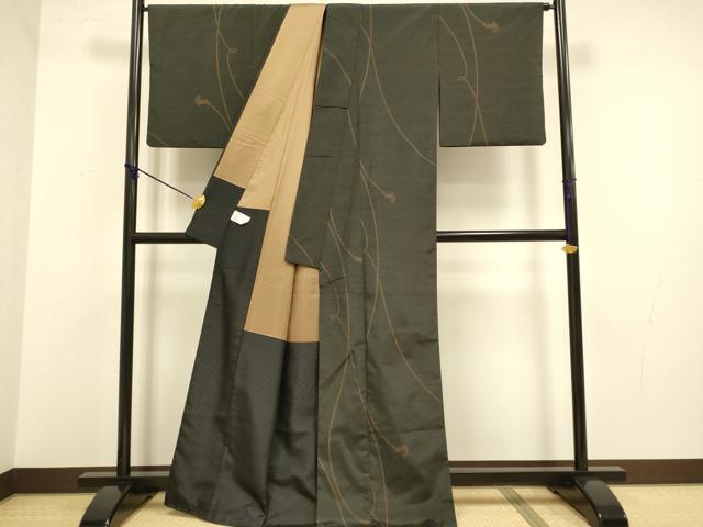 平和屋着物●西陣 川島織物 小紋 紐文 DABA8870du
