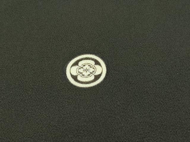 平和屋着物■豪華黒留袖 駒刺繍 鳳凰花文 金彩 正絹 逸品 DABA9850sf