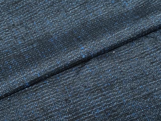 平和屋着物●男性 紬 アンサンブル 霞文 正絹 逸品 DABB0012ud
