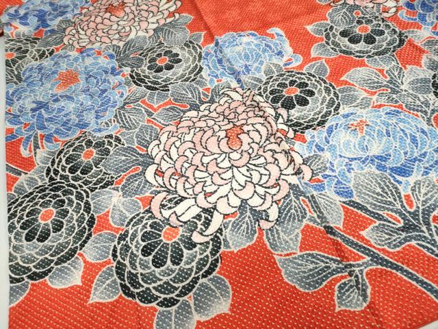 平和屋着物●名門 藤娘きぬたや・総絞り 振袖 乱菊 正絹 逸品 DABB0317ud