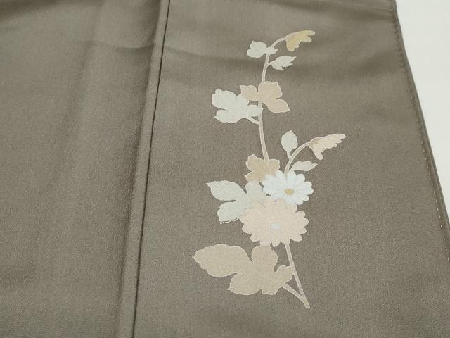 平和屋着物●豪華色留袖 駒刺繍 色紙重ね草花文 正絹 逸品 DABB0336ud