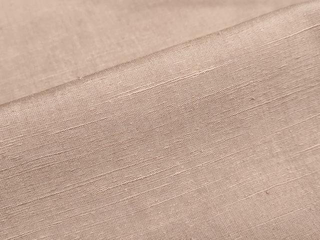 平和屋着物●結城紬 梅染色 正絹 逸品 DABB0532ud