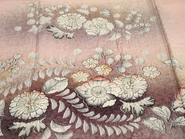 平和屋着物●訪問着 絞り 辻が花 暈し染め 正絹 逸品 DABB0581ud