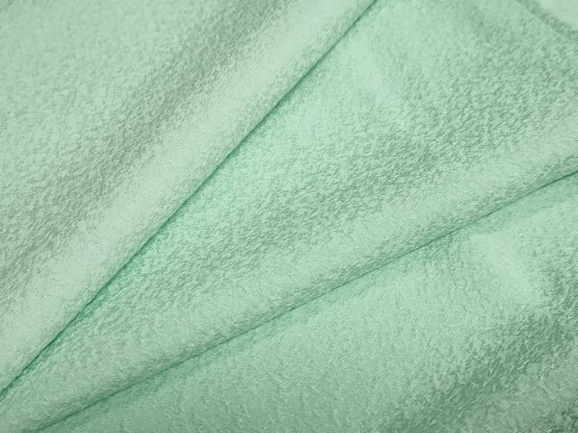 平和屋着物●上質な色無地 紋意匠 薄萌葱色 正絹 逸品 未使用 DABB0725ud