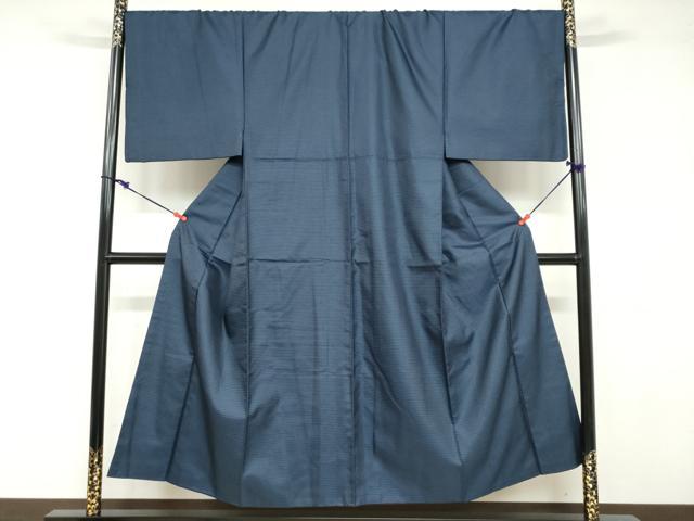 平和屋着物●男性 紬 アンサンブル 長羽織 100亀甲 総詰め キングサイズ 正絹 逸品 DABB0733ud