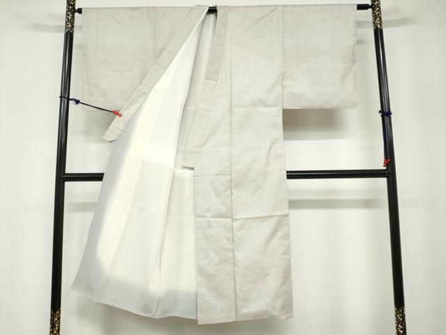 平和屋着物●男性 本場大島紬 アンサンブル 白大島 100亀甲 総詰め 正絹 逸品 DABB0841ud