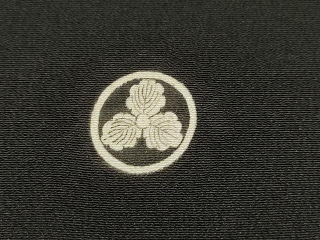 平和屋着物▼豪華黒留袖 刺繍 群鳥 金銀糸 正絹 逸品 DABB1097fe