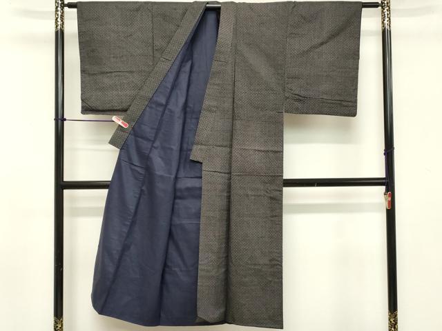 平和屋着物■男性 紬 抽象文 正絹 逸品 DABB2469cd