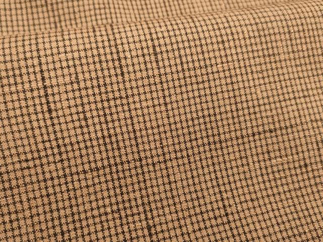平和屋着物■上質な紬 格子 正絹 逸品 DABB3099cm