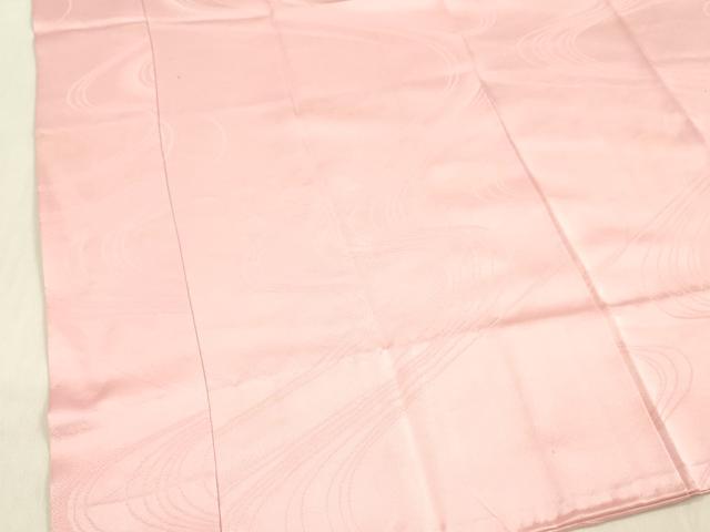 平和屋着物■長襦袢 無双仕立て 流水地紋 紅梅色 正絹 逸品 DABB3393cm