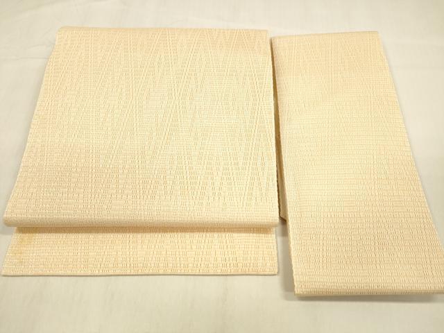 平和屋着物*夏物 人間国宝 北村武資 羅 つけ帯 菱文 正絹 逸品 DABB3813cm