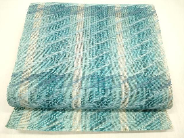 平和屋着物*夏物 八寸名古屋帯 間道 DABB3987cm