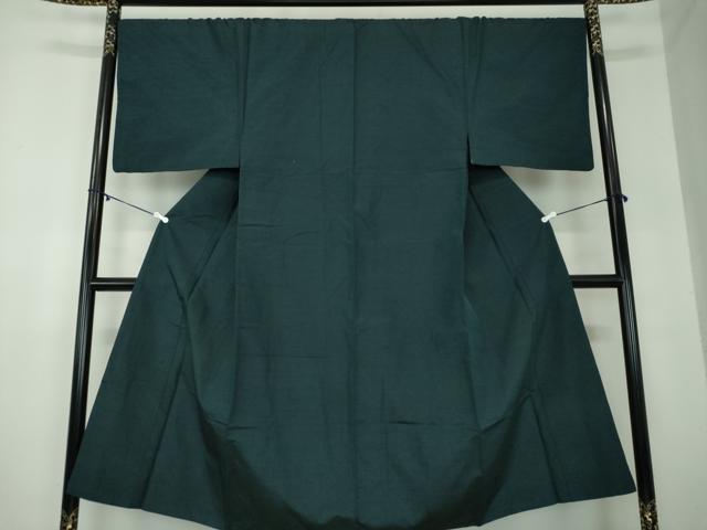 平和屋着物●男性 紬 百入茶色 正絹 逸品 DABB4123ps