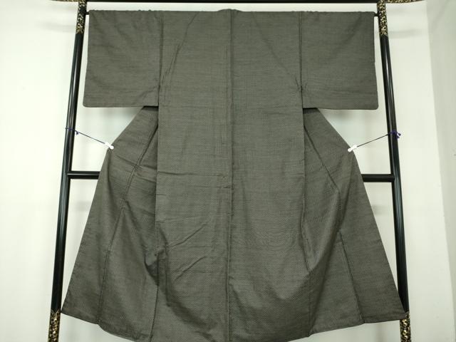平和屋着物●男性 本場大島紬 亀甲柄 正絹 逸品 DABB4133ps